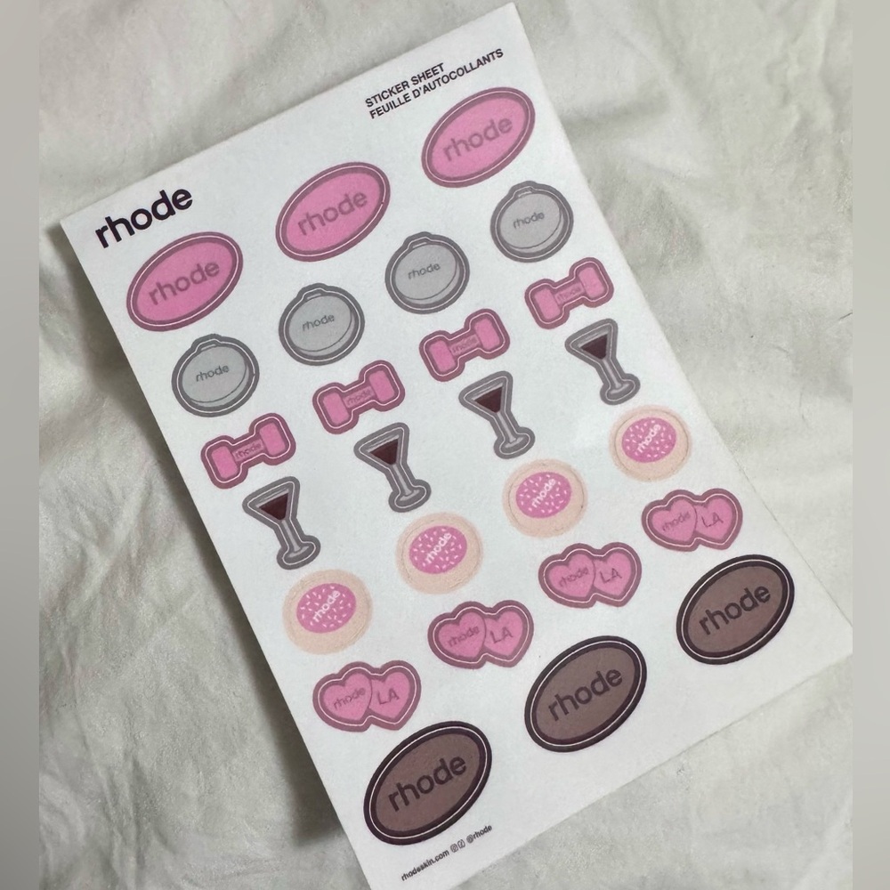 Hailey Bieber Rhode Skin Limited Edition Stickers